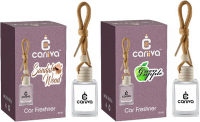 Cariiva SANDALWOOD - GREEN APPLE Car Freshener Diffuser CR_02(2 x 10 ml)