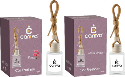 Cariiva ROSE-WHITELONDON Car Freshener Diffuser CR_02(2 x 10 ml)
