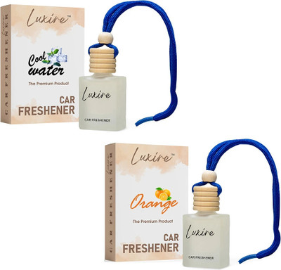LUXIRE COOLWATER-ORANGE Car Freshener Diffuser lxcombo(2 x 10 ml)