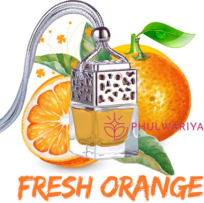 Phulwariya Fresh Orange Car Freshener Diffuser CF02 Fresh Orange(10 ml)