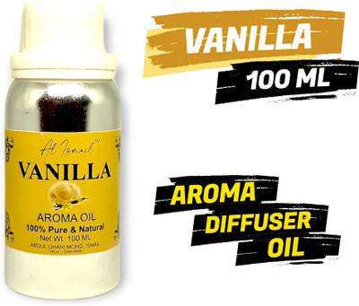 Al Ismail Vanilla Aroma Oil 100 ml / Diffuser Oil / Premium Quality / Alcohol Free / Aroma Oil 100 ml Diffuser(100 ml)