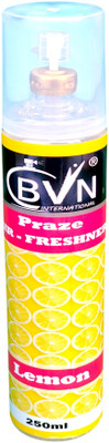 BVN International Lemon Spray Lemon Air Freshener Spray 250ml – Long-lasting Fragrance, Eco-friendly, Room Freshener(250 ml)