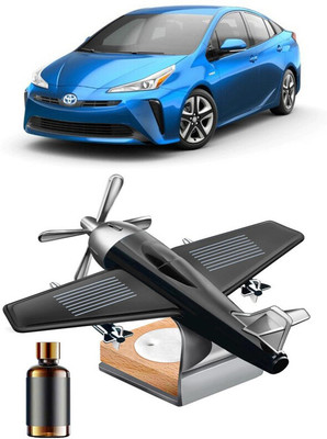 YUNEIK Car Solar Air Freshner Automatic Rotating Diffuser YNK-BLACK-SINGLE-FAN-590(100 g)