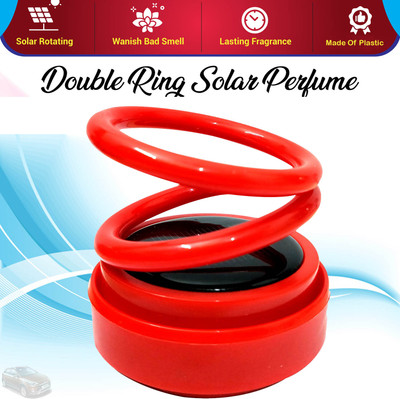 HouseOfCommon Pleasant Diffuser Solar Auto Rotating Ring Pleasant Car Freshener Red For i20 Active(1 Units)
