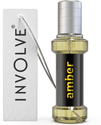 Involve your senses Elements Amber Spray Car Air Perfume | Car Freshener Spray | Fine Fragrance Car Scent Air Freshener - IELE06 | Car accessories interior | Long lasting fragrance | Car perfume(30 ml)
