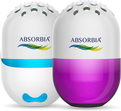 ABSORBIA Jade, Navy Blocks Golf Gel Car Air Freshener - Pack of 2 (100g X 2) with frag. of Jade and Navy(2 x 100 ml)