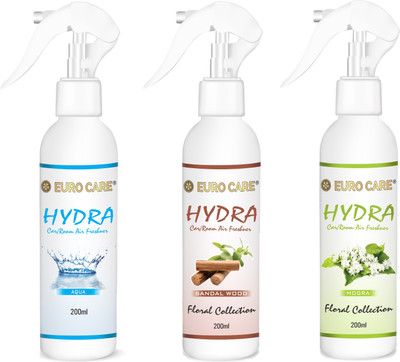 Euro Care Aqua, Mogra, Sandal wood Spray Aqua-Mogra-Sandal wood-Scent(600 ml)