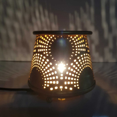 R.R.V. International Lemon Grass Diffuser/Burner Aroma Oil Decorative Electric Aroma Diffuser (Burner) for Home with 10ml Aroma Oil_ R 1978(10 ml)
