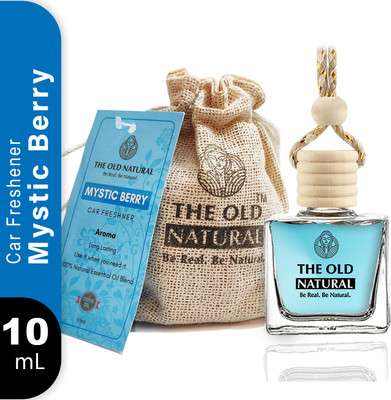 The Old Natural Mystic Berry Car Freshener Aroma Oil, Diffuser Car Perfumes with Essential Oils Fragrance in Glass bottle with Wooden Diffuser(10 ml)