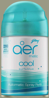 Godrej Aer cool surf blue Car Freshener Refill Air freshener,aer matic refill _728(225 ml)