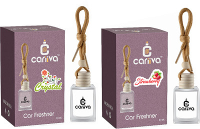 Cariiva CRYSTAL - STRAWBERRY Car Freshener Diffuser CR_02(2 x 10 ml)