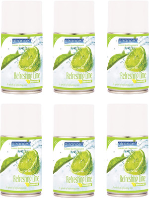 Airance Refreshing Lime Spray, Automatic Spray, Refill Automatic Room Freshener Refill(6 x 250 ml)