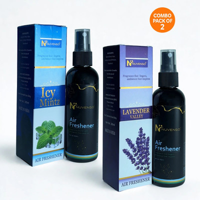 NUVENSO Lavender, Mint Spray Lavender & Mint Air Freshener Combo –(2 x 100 ml)