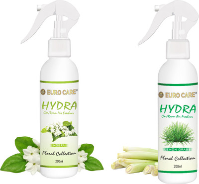 Euro Care Lemon Grass, Mogra Spray Lemon Grass-Mogra-Scent(400 ml)