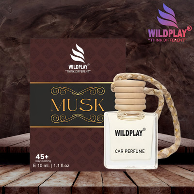 Wildplay Musk Car Hanging Perfume Diffuser Hanging Car Air Freshener(10 ml)