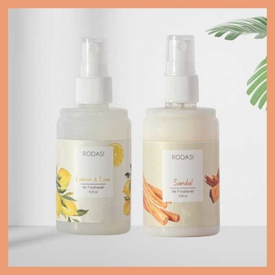 RODASI LEMON LIME SANDAL Car Freshener Spray FK_New_10011102-FLLSD100ML(2 x 100 ml)