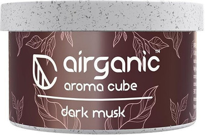Airganic Aroma Cube - Dark Musk fiber Air Freshener |Organic Leakproof Car Perfume- 40g Car Freshener Blocks Aroma Cube - Dark Musk fiber Air Freshener |Organic Leakproof Car Perfume- 40g(1 Units)