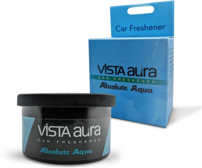 Vista Auto Care Absolute Aqua Car Freshener Blocks Car Air Freshener – 40g, Long-Lasting & Refreshing Scent to Freshen Up Your Car – Odor Eliminator & Car Accessories(40 g)