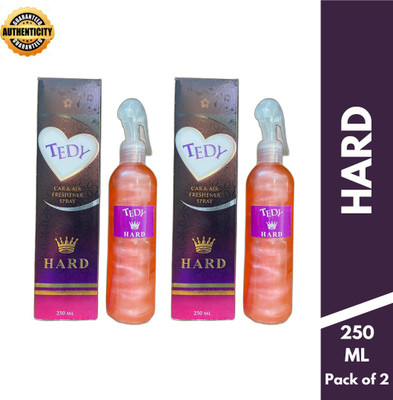 DSP Fresh Spray Tedy Hard Car & Air Freshener Spray 250ml Each (Pack of 2)(2 x 250 ml)