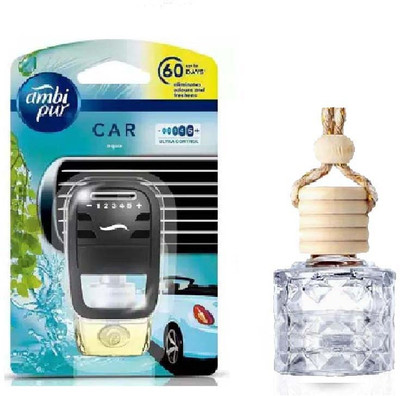 Ambipur Car Perfume Aqua Fragrance with Essential Oil Diffuser Hanging Diffuser Air Freshener/Purifier Pur Toilet Real Perfume Oil Fresh Combo Car Freshener- Aqua Fragrance(2 x 7.5 ml) Ambipur Car Perfume Aqua Fragrance with Essential Oil Diffuser Hanging Diffuser Air Freshener/Purifier Pur Toilet Real Perfume Oil Fresh Combo Car Freshener- Aqua Fragrance(2 x 7.5 ml)