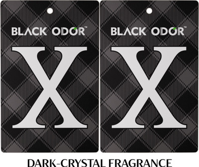 BLACK ODOR Dark-Crystal Car Freshener Blocks Air Freshener Card Dark-Crystal Fragrance(2 x 1 Units)