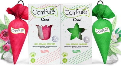 CamPure Cone Air Freshener - Lavender & Jasmine - Pack of 1 Potpourri Cone Air Freshener - Lavender & Jasmine - Pack of 1(2 x 1 Units)