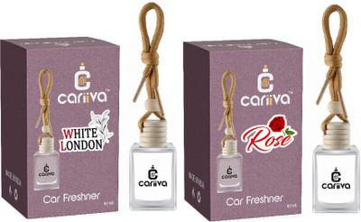 Cariiva ROSE-WHITELONDON Car Freshener Diffuser CR_02(2 x 10 ml)