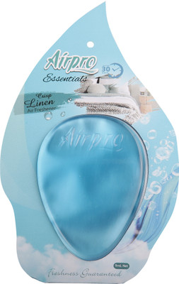 Airpro Crisp Linen Car Freshener Diffuser Hanging Gel Car Perfume/Air Freshner(9 ml)