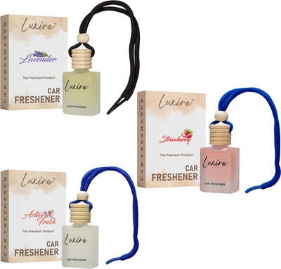 LUXIRE ACTIVE-FRESH,LAVENDER,STRAWBERRY Car Freshener Diffuser ACTIVE-FRRESH & LAVENDER & STRAWBERRY(3 x 3.33 ml)