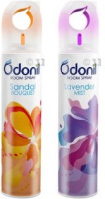 Odonil Sandal Bouquet, Lavender Mist Spray(2 x 120 ml)