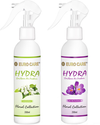 Euro Care Lavender, Mogra Spray Lavender-Mogra-Scent(2 x 200 ml)
