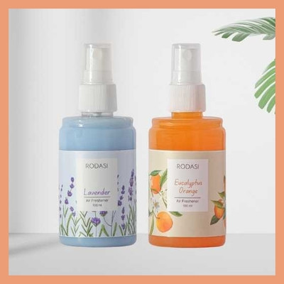 RODASI LAVENDER EUCALYPTUS ORANGE Car Freshener Spray FK_New_10011026-FLVEO100ML(2 x 100 ml)