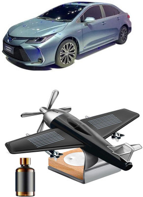 YUNEIK Car Aroma Air Freshener Perfume Solar Power Rotating Perfume Diffuser For Car Diffuser 50_YK-BLACK FAN-569(100 g)