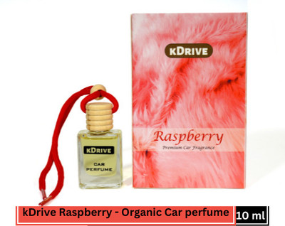 kdrive Car Air Freshener/Car perfume made Organically with Essential Oil-Raspberry Car Freshener Diffuser Raspberry Car Air Freshener(10 ml)