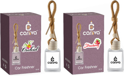 Cariiva ORCHID - STRAWBERRY Car Freshener Diffuser CR_02(2 x 10 ml)