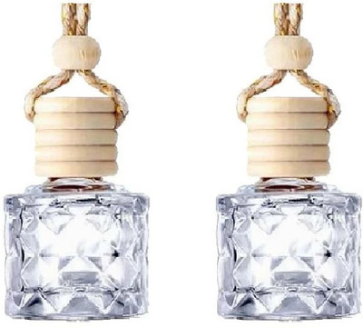 WINKCART Premium Fragrance Mysore Sandal & Moksh Car Air Freshener Combo Hanging Diffuser, Aroma Oil Premium Fragrance Mysore Sandal & Moksh Car Air Freshener Combo Hanging Diffuser Pod(2 x 10 ml)