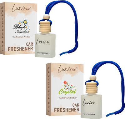LUXIRE BLACKAMBER, CRYSTAL Car Freshener Diffuser CAR_PARFUME_01(2 x 10 ml)
