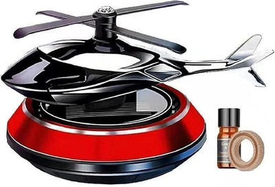 partizano Helicopter Design, Auto Rotation Fan |For Car Dashboard with Perfume Diffuser Solar Powered Car Perfume Diffuser Helicopter Design, For Car Dashboard with Perfume liquid(10 ml)