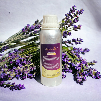 GLOBAL AROMA LAVENDER Aroma Oil, Diffuser Reed Diffuser Refill Oil of Lavender Fragrance for Home, Room, Office & Washrooms(1000 ml)