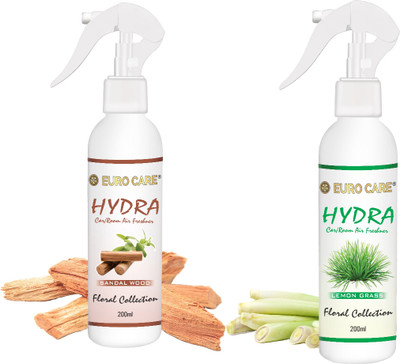Euro Care Sandal wood, Lemon Grass Spray Sandal wood-Lemon Grass-Scent(400 ml)
