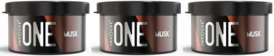 Involve ONE Musk Fiber Car Freshener Spray Your Senses One Musk Organic Car Perfume ,40 g x Pack of 3(120 g)