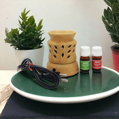 oberlo rose,leomgrass Diffuser Set lemongrass, rose Aroma Oil, Diffuser Set (2 x 10 ml)(2 x 0.5 Units)