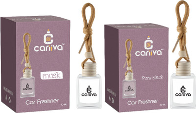 Cariiva MUSK-PUREBLACK Car Freshener Diffuser CR_02(2 x 10 ml)