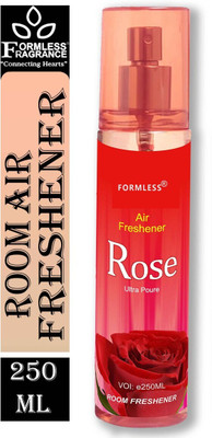 Formless rose Car Freshener Spray Rose 250ml Room FReshener 1pc.(250 ml)