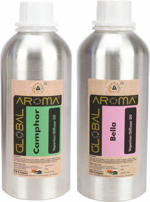 GLOBAL AROMA Fresh Aroma Oil, Diffuser CAMPHOR-BELLA(2 x 125 ml)