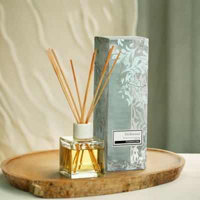 ROSeMOORe Scented Reed Diffuser Driftwood Diffuser scented 10 stick Reed Diffuser Driftwood(200 ml)