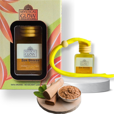 Mystical Glow SANDALWOOD HANGING POD LONG LASTING AIR FRESHENER Car Freshener Diffuser ZEN BREEZE - HANGING POD AIR FRESHENER(8 ml)