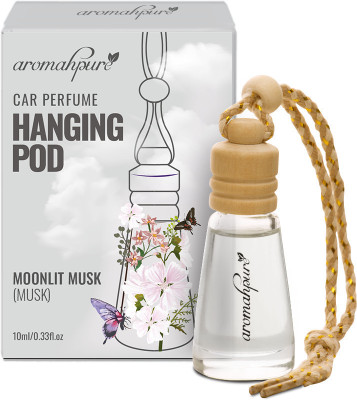 Aromahpure Car Perfume Long Pod |Moonlight Musk - Musk| Fragrance last up to 30 Days Car Freshener Diffuser LONG-POD(10 ml)