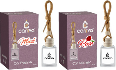 Cariiva MUSK-ROSE Car Freshener Diffuser CR_02(2 x 10 ml)