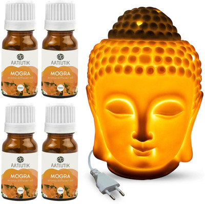 Aatiutik Mogra Diffuser Set AT-eBUDDHA_4MOG(5 x 8 ml)